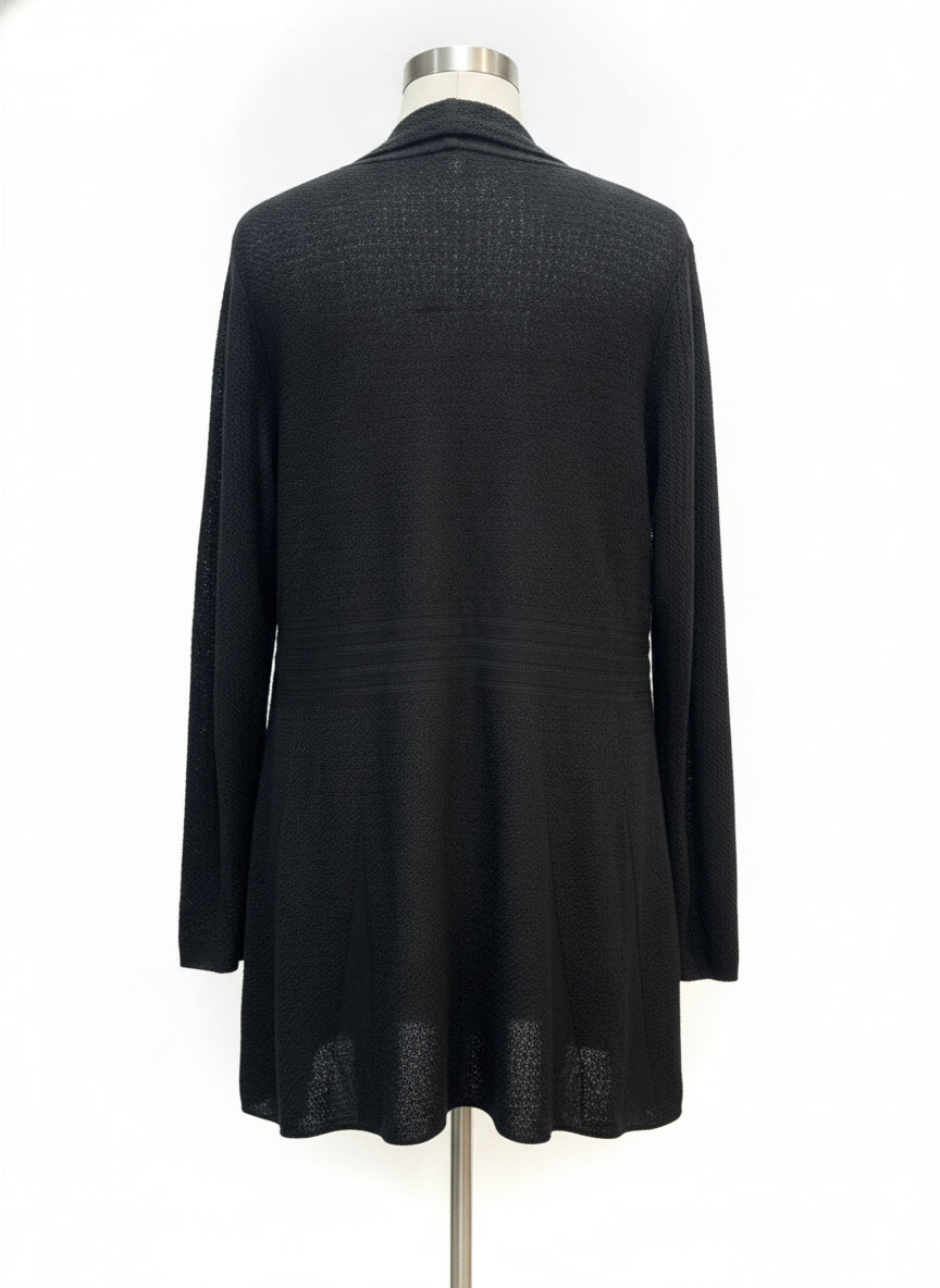 Habitat · Open Drape Cardigan · XLarge · Black