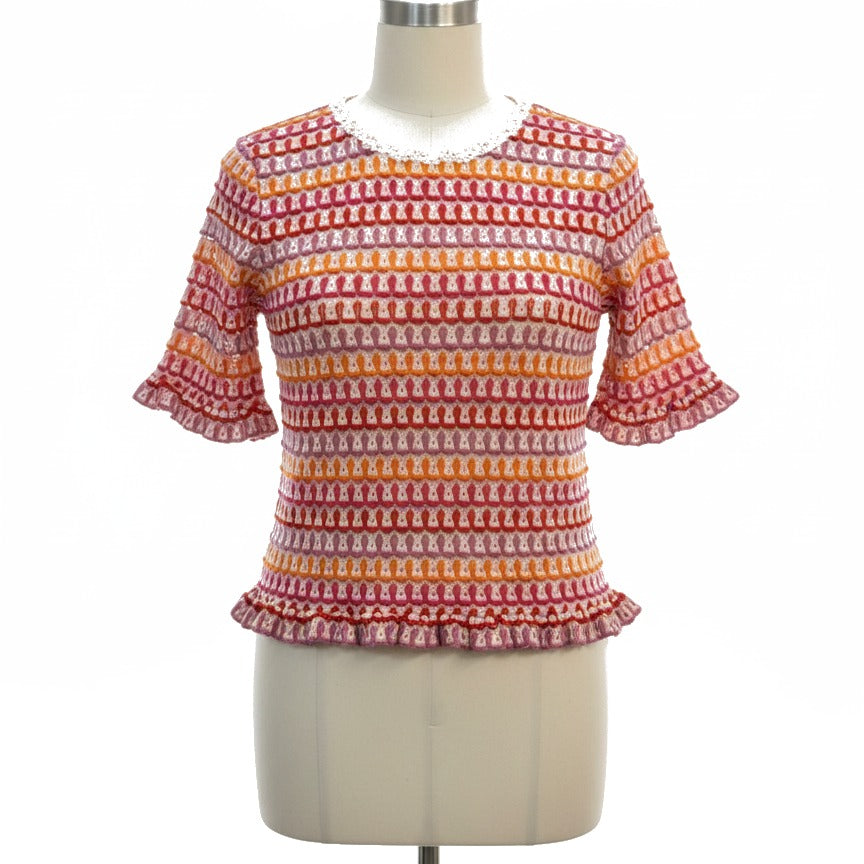 Anthropologie · Blue Tassel · Small · PinkMulti