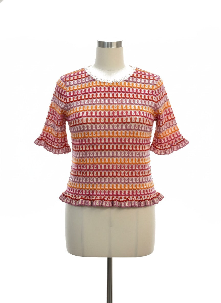 Anthropologie · Blue Tassel · Small · PinkMulti