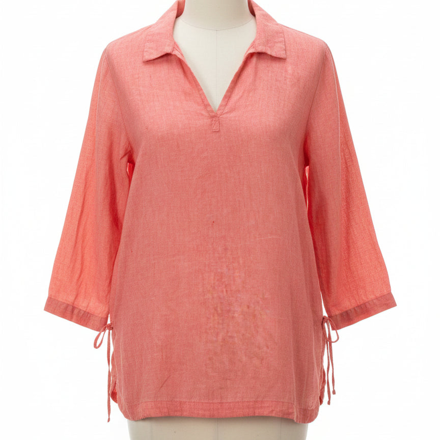Sigrid Olsen · Blouse · Large · Coral