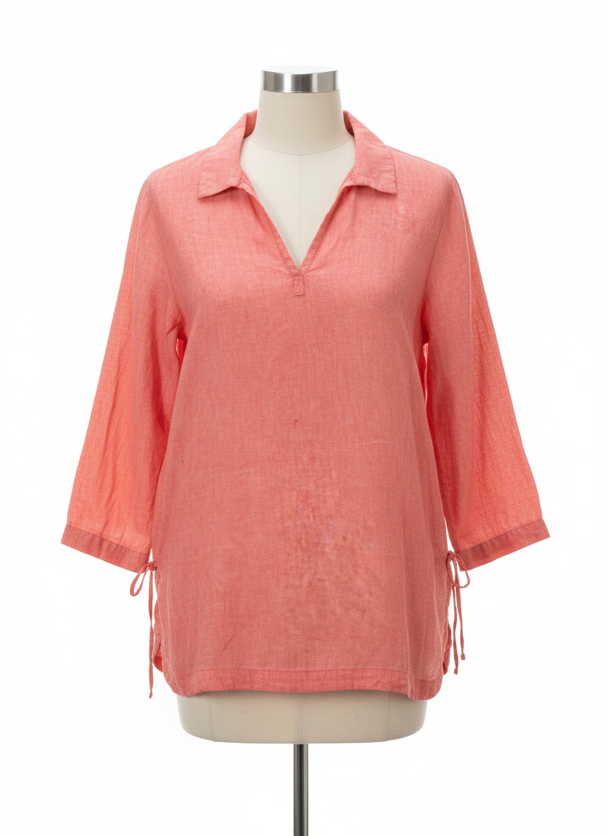 Sigrid Olsen · Blouse · Large · Coral