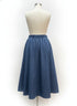 ORVIS · Peek-a-boo pleats · 10 · Denim Multi Striped