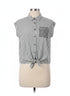 Chris&Banks · Short Sleeve Shirt · Large · WhiteGray