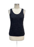 Sutton Studio · Cashmere Sl Beaded Top · Small · Black
