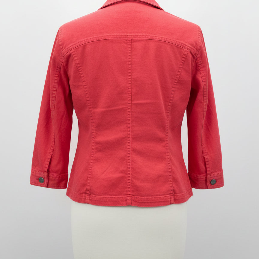 Christopher & Banks · Jacket · MediumPetite · Geranium