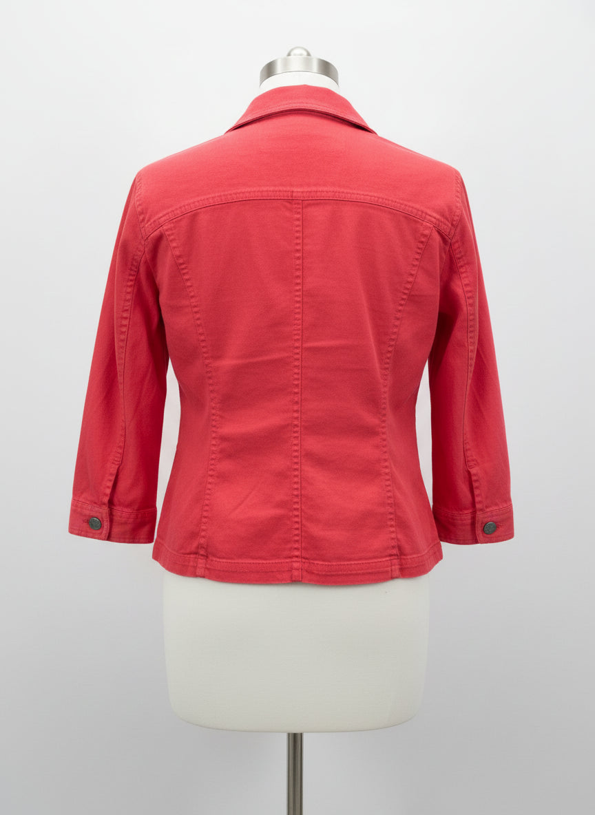 Christopher & Banks · Jacket · MediumPetite · Geranium