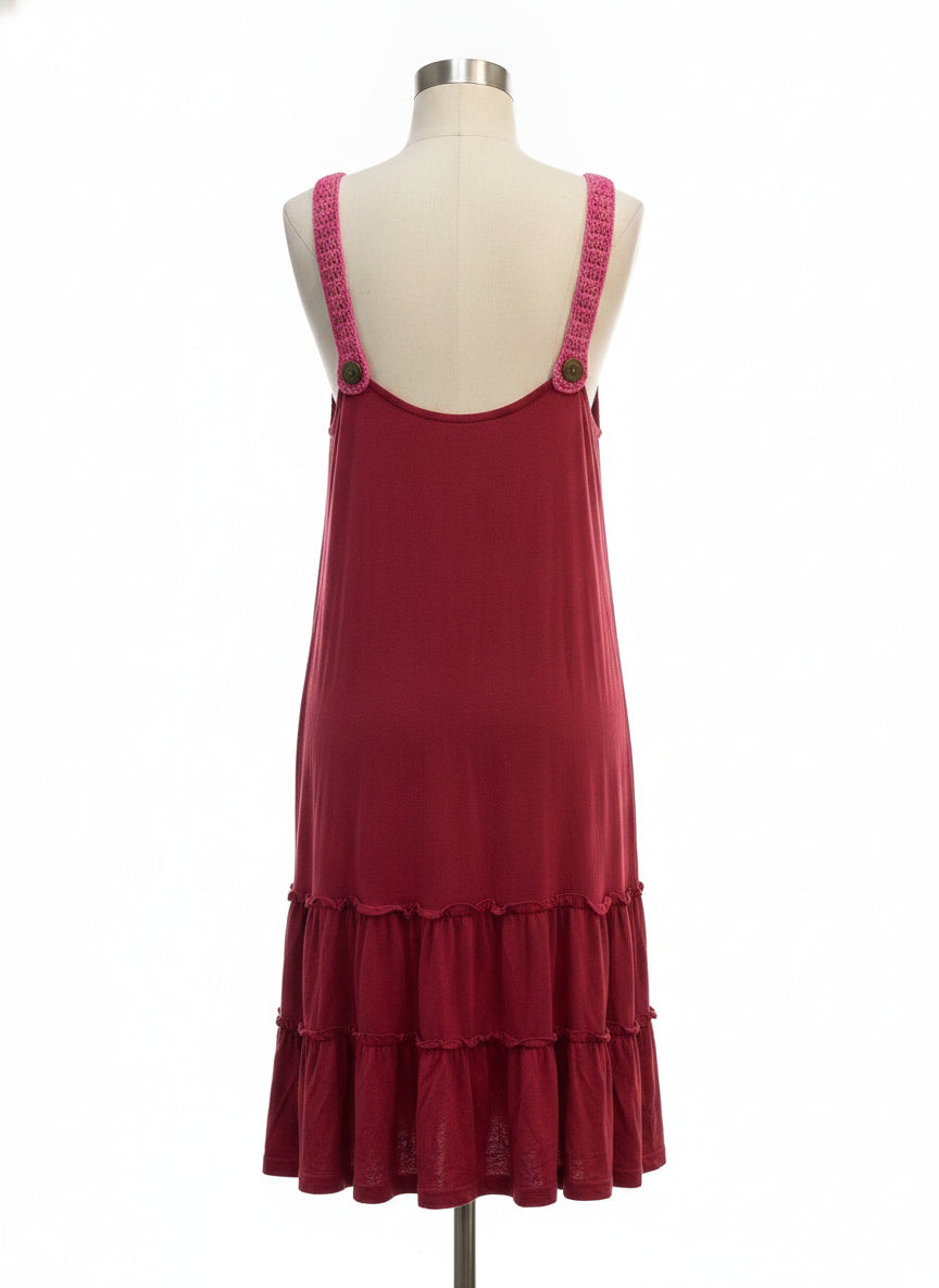 Anthropologie · Blue Tassel · Small · RedPink