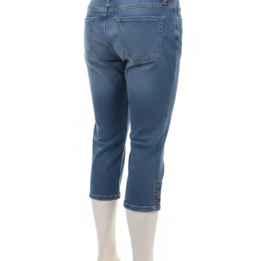 d.j.jeans · Peddle Pushers · 10 Petite · Denim