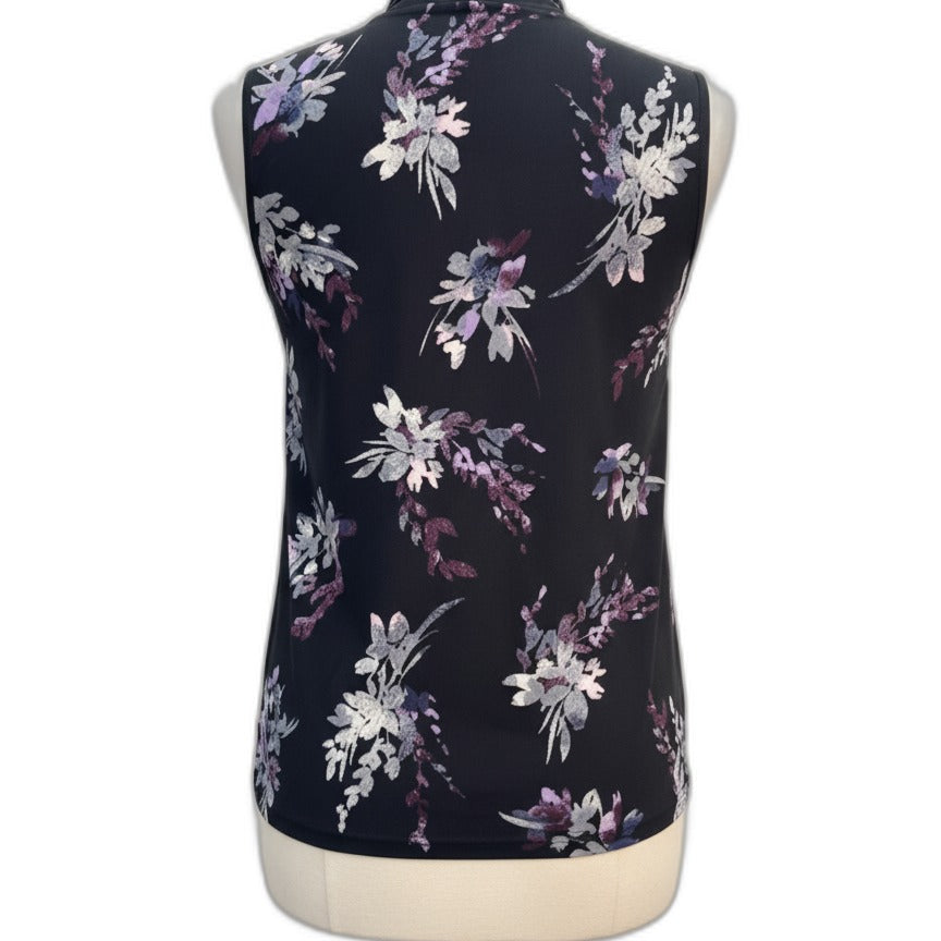 Anne Klein · Sleeveless Top · 2X · BlackPurp