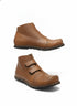 CYDWOQ · Velcro Leather Vibram Sole · 8.5 · Toffee