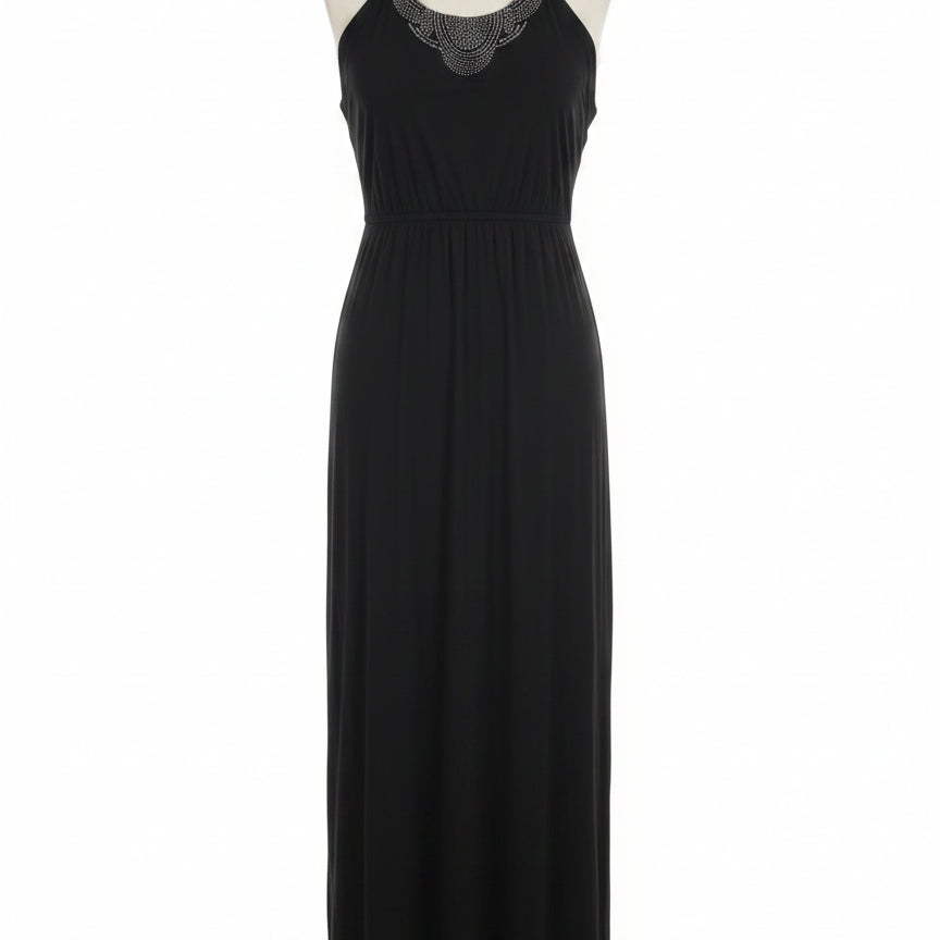 Tommy Bahama · Halter Dress · Medium · Black