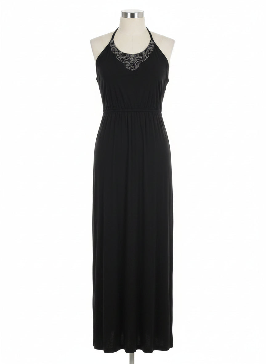 Tommy Bahama · Halter Dress · Medium · Black