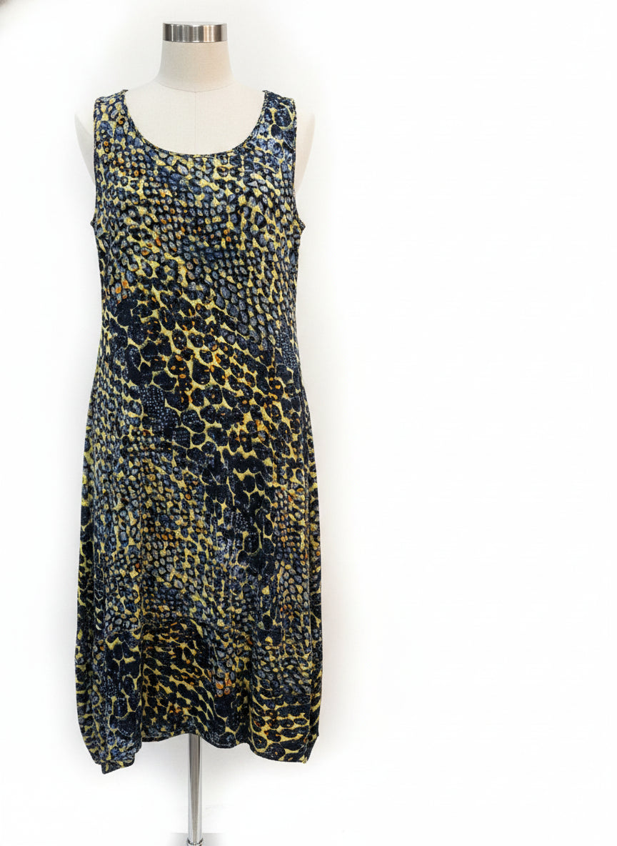 Comfy USA · Maxi Dress · Large · NavyLime