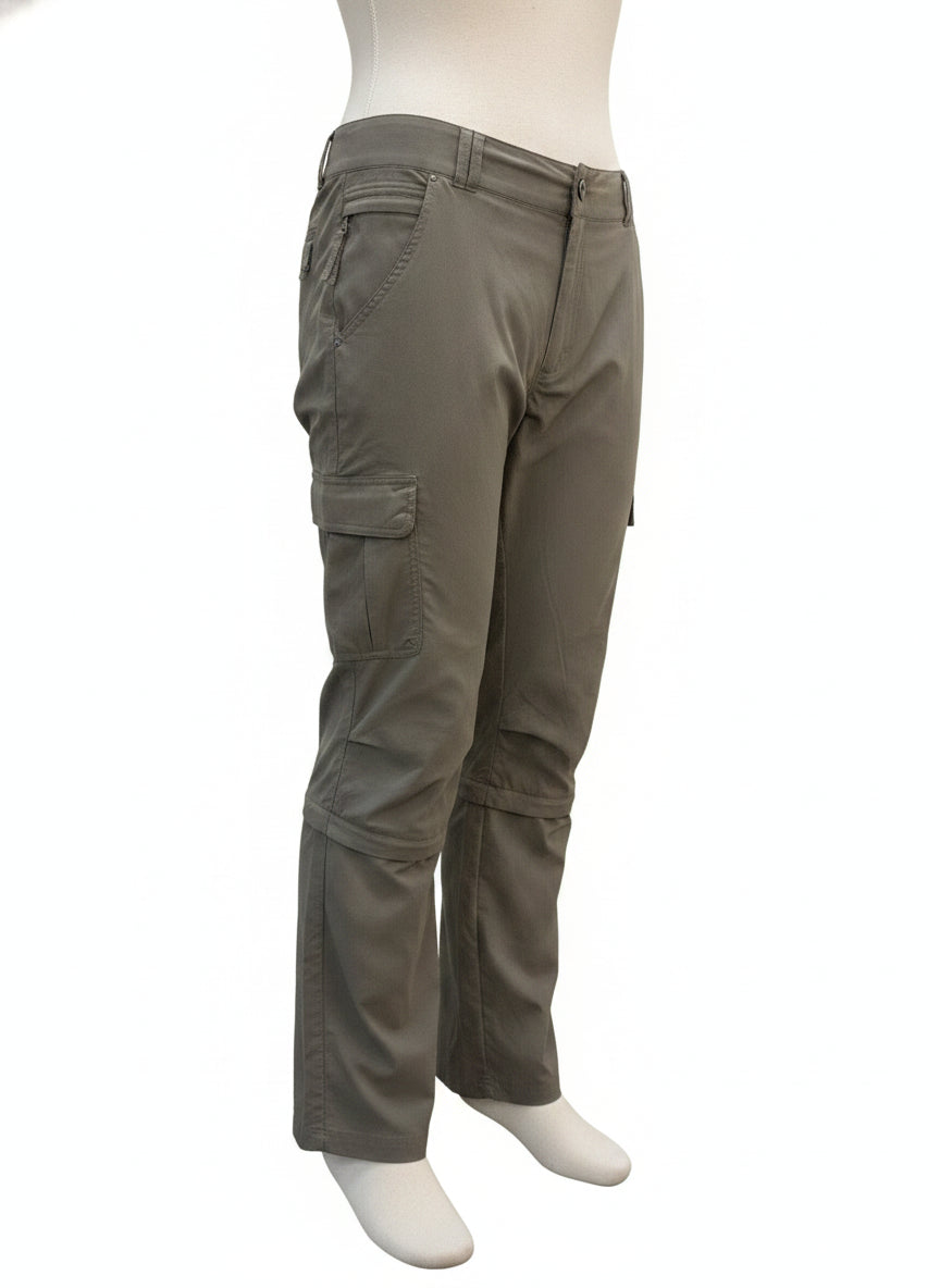REI · Zip Off Pants (Convertible) · 22 · Stone