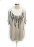 Lane Bryant · Feather Detail ShortSleeve Top · 3X/4X · OatmealMulti