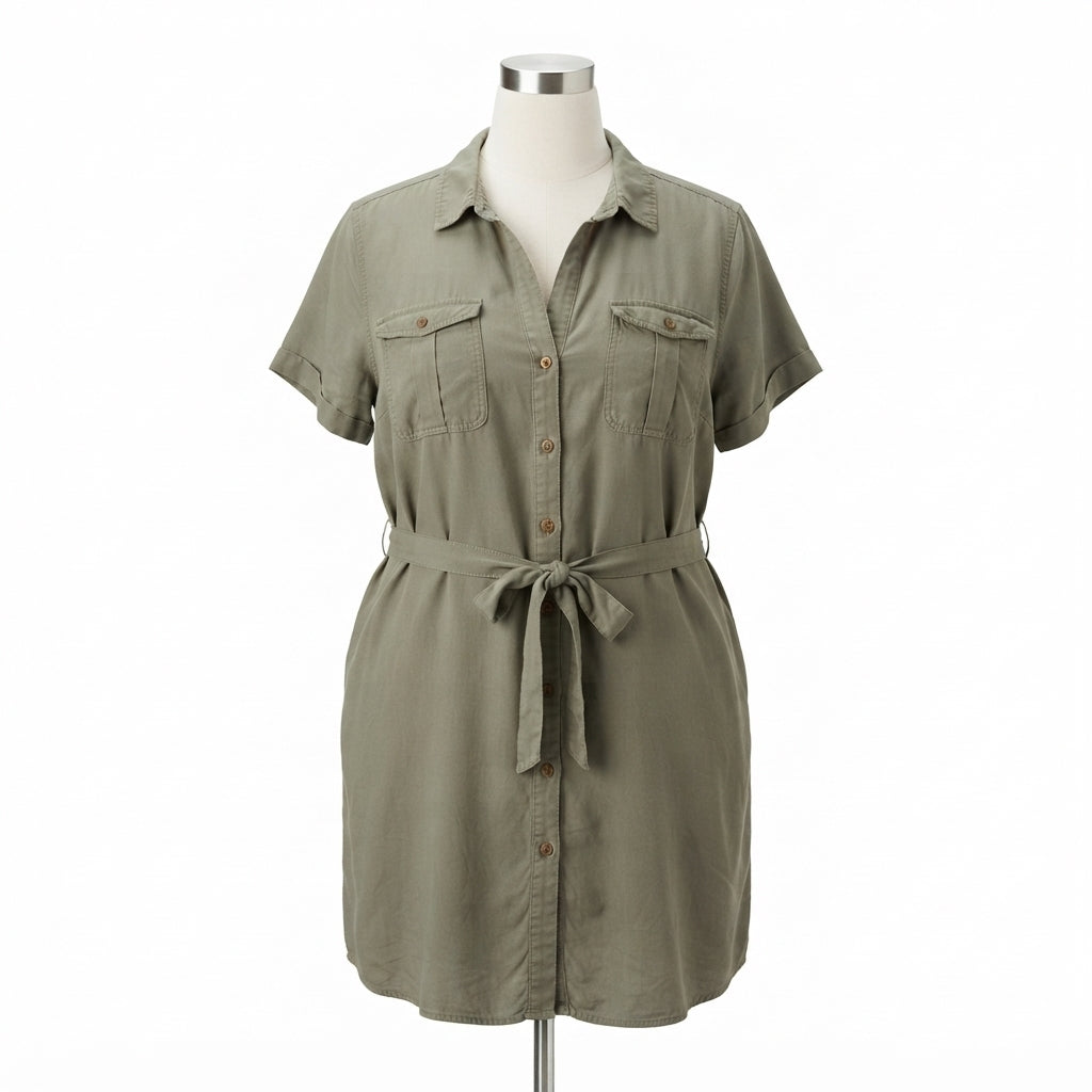 The Clothes Rack · Teddi Rose · 1X · Olive