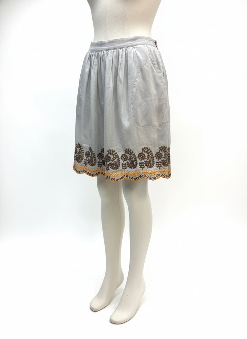 Anthropologie · Blue Tassel · 14 · Gray