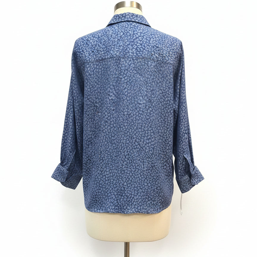 Chico's · Animal Print · 1X · Denim