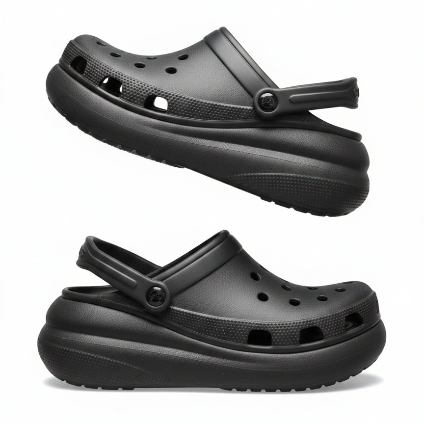 Crocs · Classic Crush Clog · 10 · Black