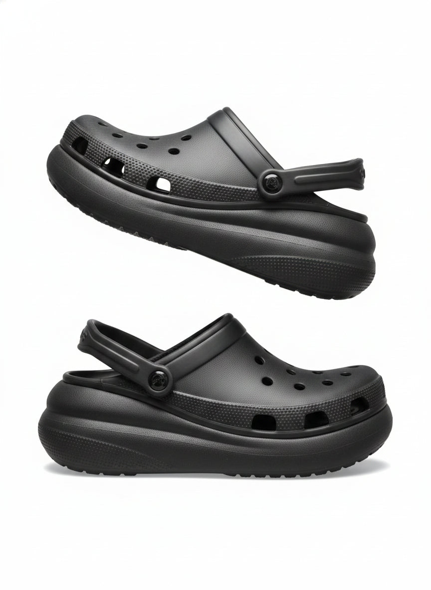Crocs · Classic Crush Clog · 10 · Black