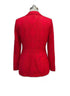 Chico's · Button Up Blazer, Red Lace Detail · Medium · Red