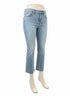 LuckyBrand · Sweet Mid-Rise Kick Crop · 6 · Light Denim