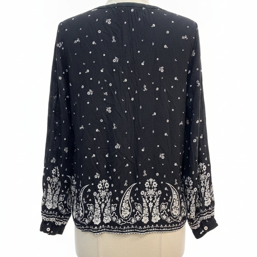 LuckyBrand · Blouse · Medium · Black