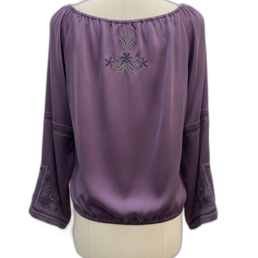 Anthropologie · Blue Tassel · XLarge · PurpGray
