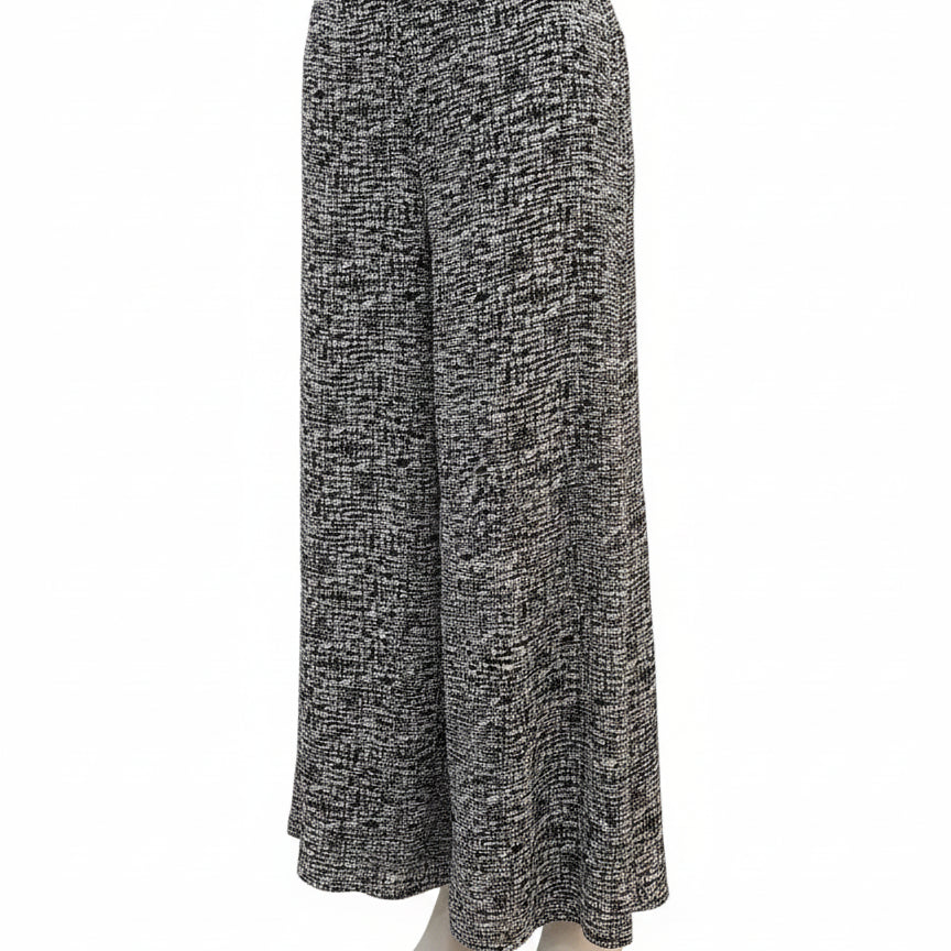 Glamorous · Wide Leg Pants · 10 · Black/White