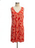 StJohnsBay · Dress · 1X · PeachCoral Leaf Print