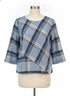 Habitat · Tunic Top · XLarge · Blue Plaid with Yellow Accents