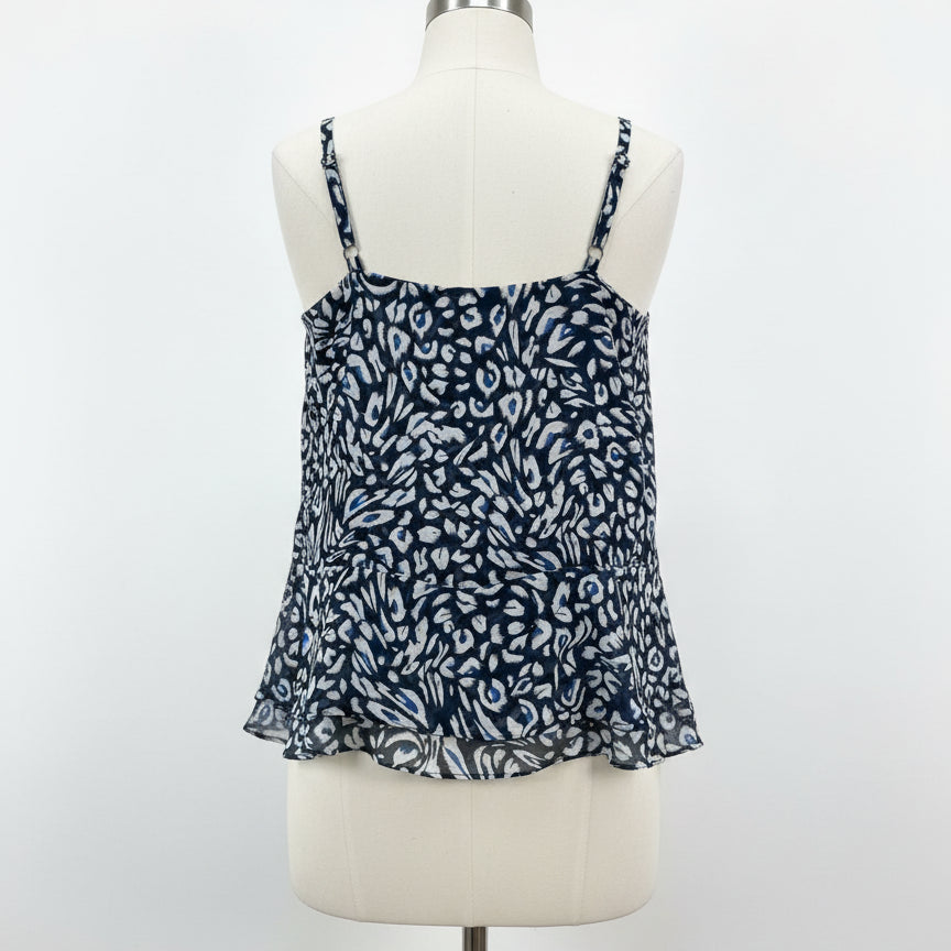 CAbi · Purr Leopard #5362 · Large · Navy/White