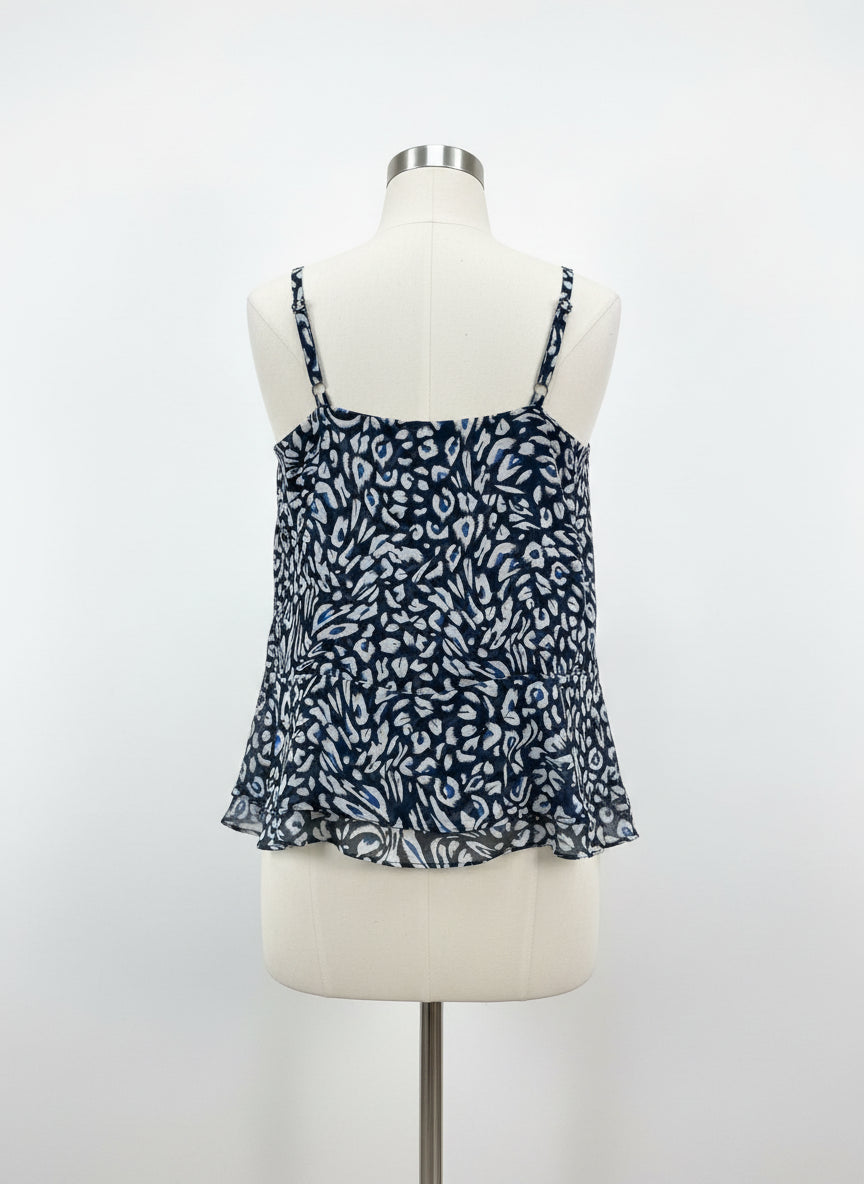CAbi · Purr Leopard #5362 · Large · Navy/White