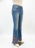 INC · Bootcut Denim Embroidered · 12 · Blue Denim Embroidered