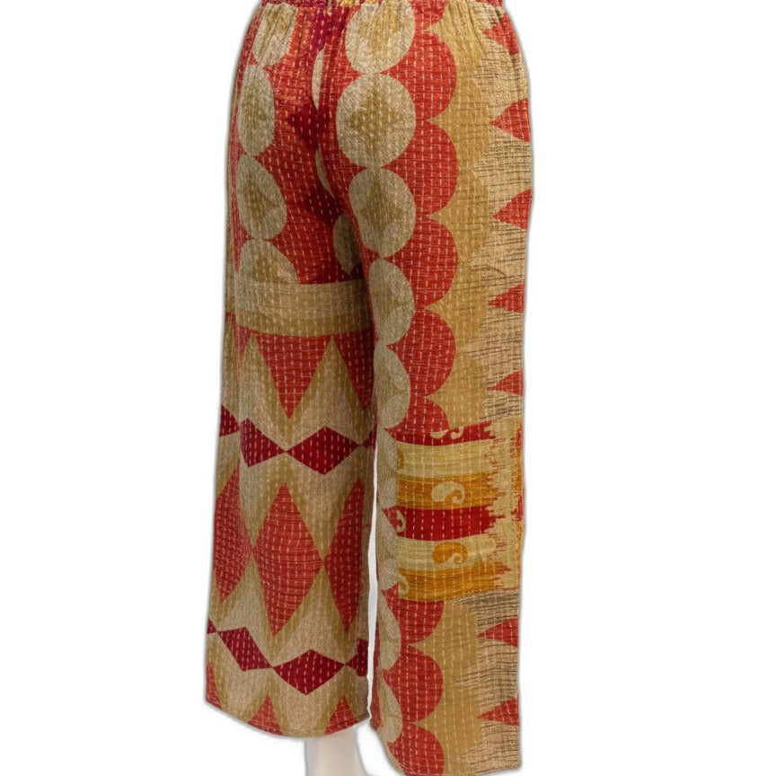 KanthaBae · Cotton In Bloom Pants · OS · BeigeOrange
