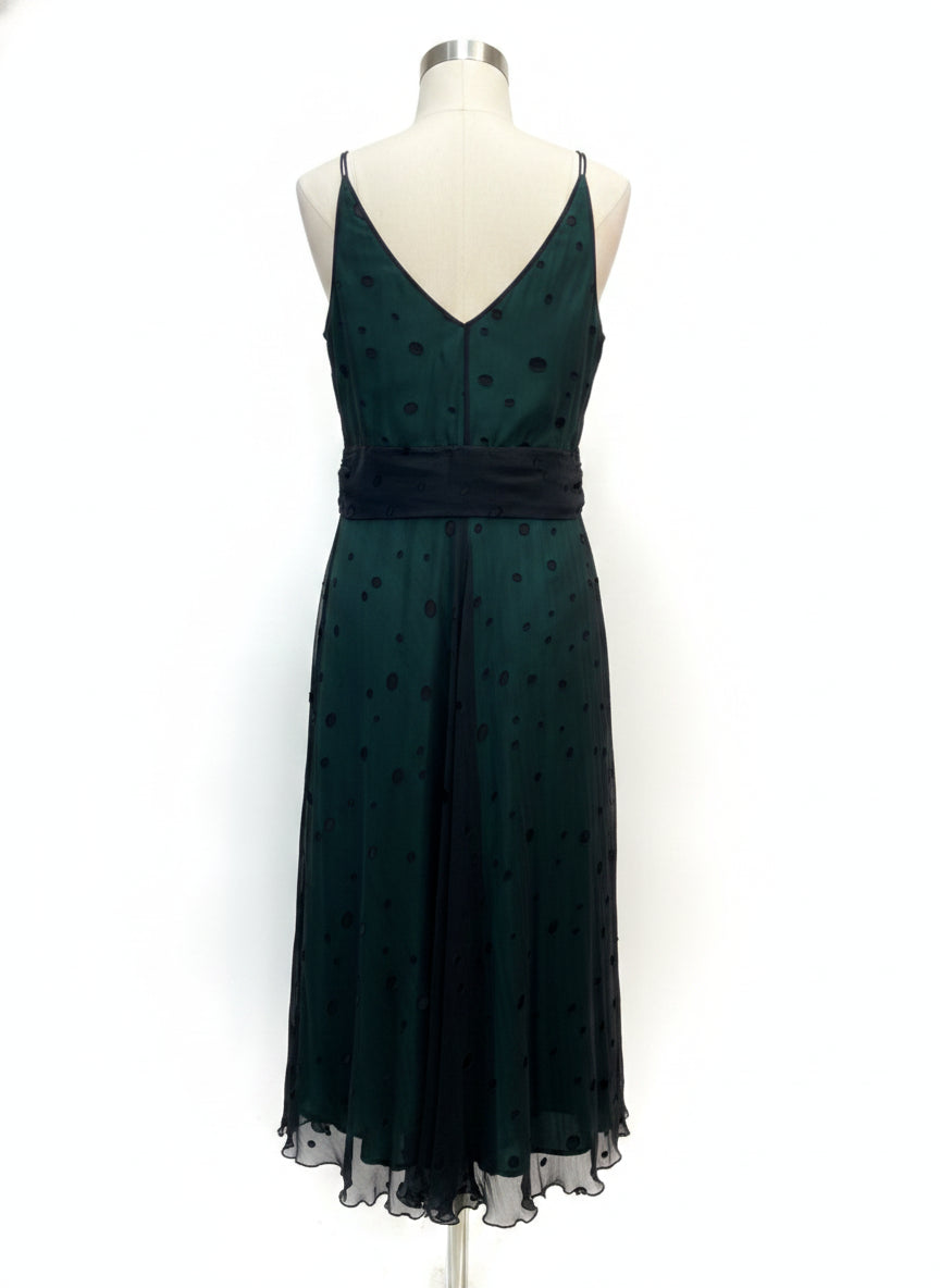 Jonathan Martin Studio · Sleeveless Dress · 12 · Emerald Black