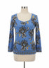 Charter Club · Blouse · Medium · BlueWhite