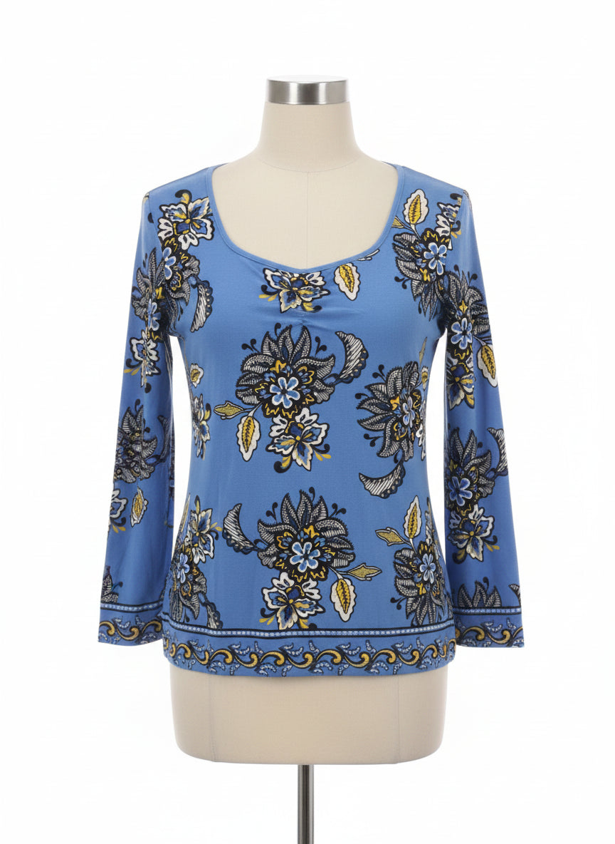 Charter Club · Blouse · Medium · BlueWhite