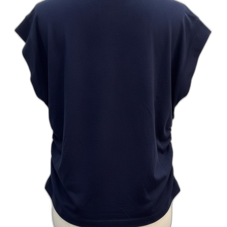 Madewell · Cap Sleeve Top · Large · Navy