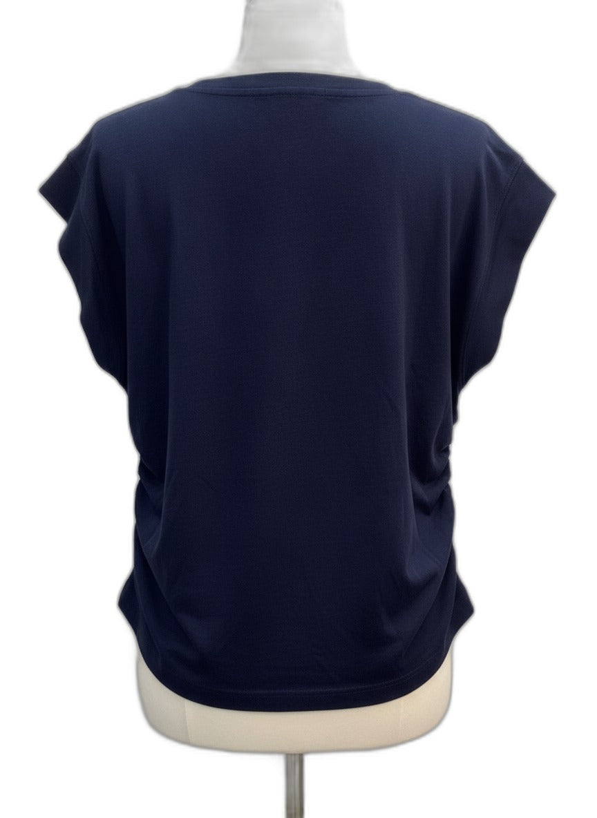 Madewell · Cap Sleeve Top · Large · Navy
