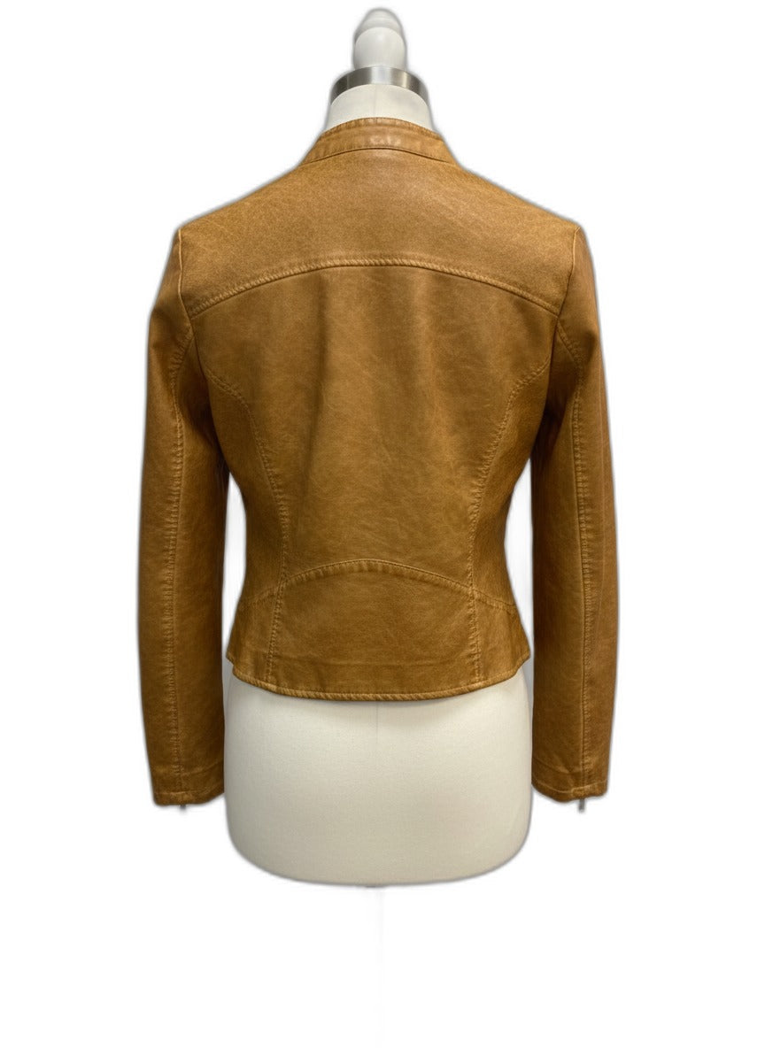J2 · Moto Style Jacket · Small · Honey
