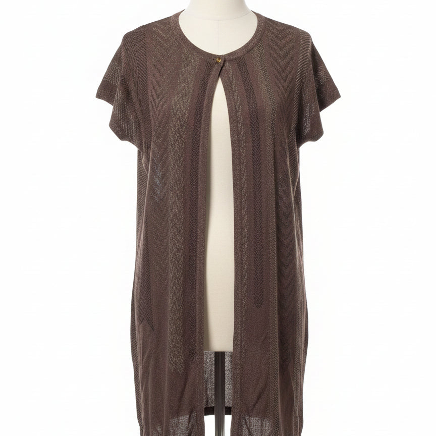 Chico's · Chico's · Button Up Cardigan · Medium · BrownGold · MEDIUM · BrownGold