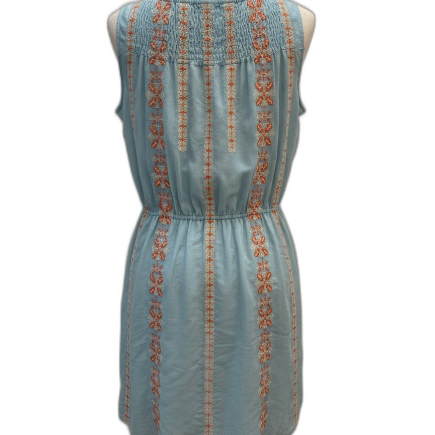 Sundance · Boho Chic Dress · Large · AquaCoral