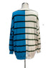 Tunic Sweater · 1X · Off-White, Green, Turquoise, Black