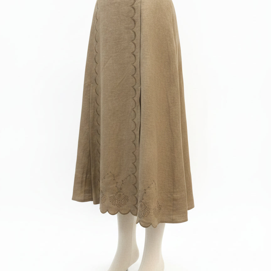 J. Jill · Midi · 4 · Khaki