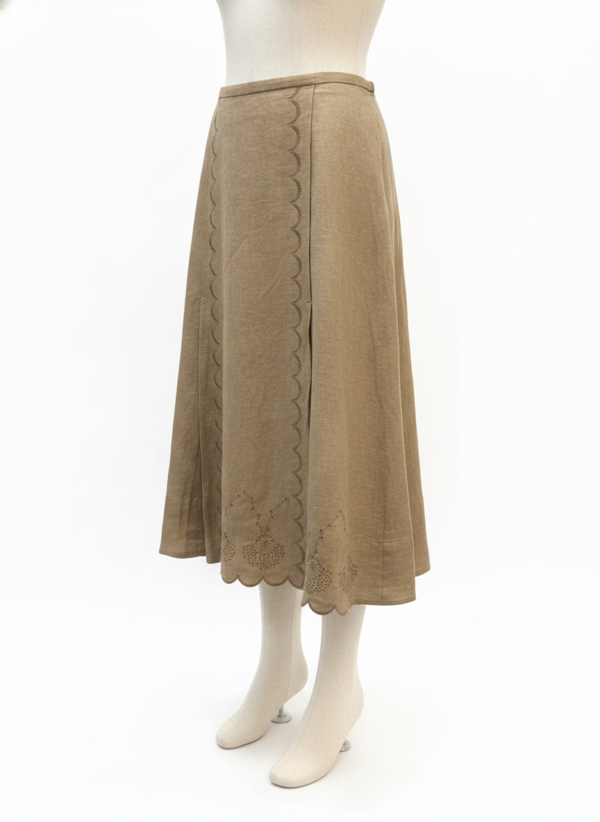 J. Jill · Midi · 4 · Khaki