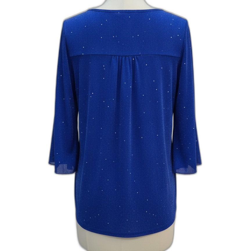 Bebonnie · 3/4 Sleeve Blue Sparkly · XLarge · Blue Sparkly