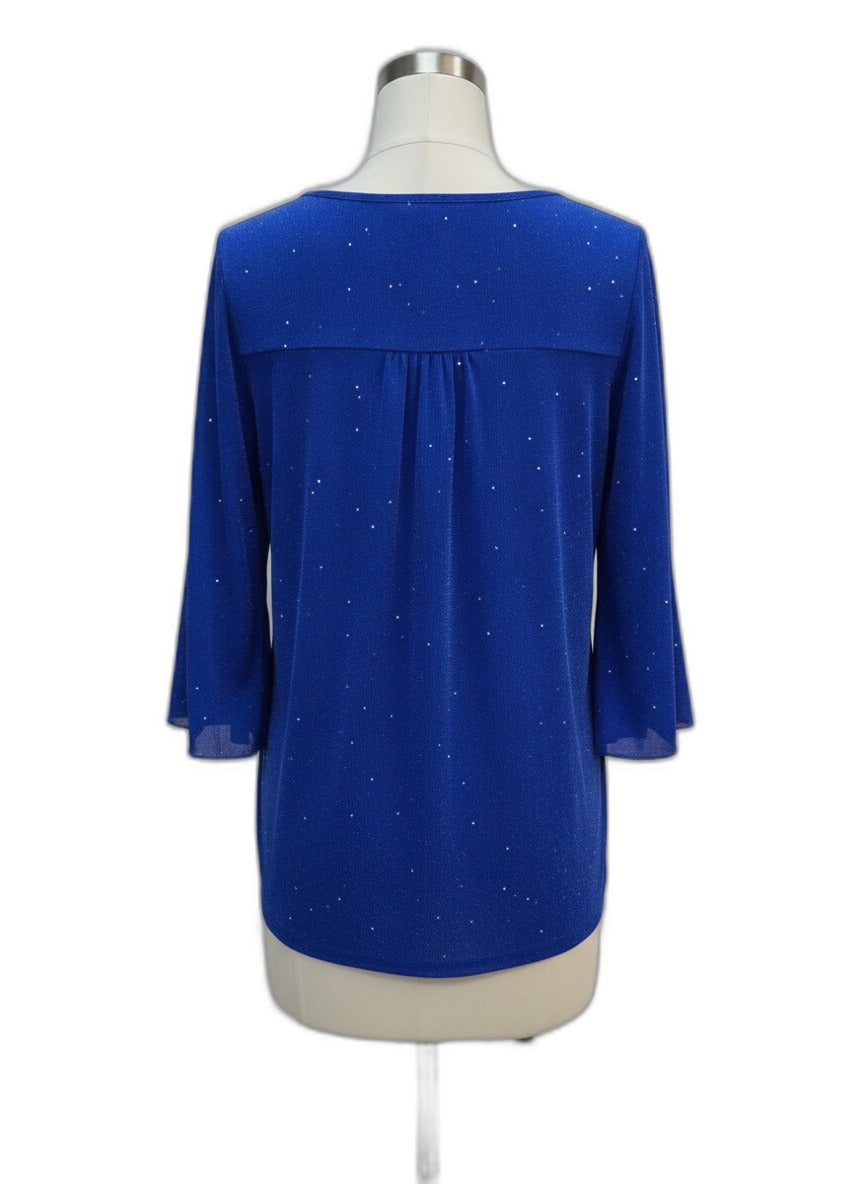 Bebonnie · 3/4 Sleeve Blue Sparkly · XLarge · Blue Sparkly