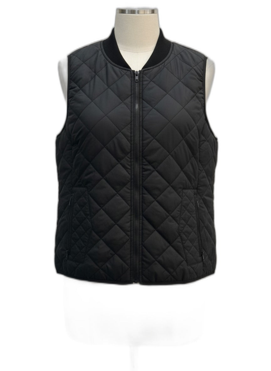 Fuinloth · Zip Up Vest · Large · Black