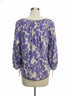 Anthropologie · Blue Tassel · Medium · Purple Cream Floral